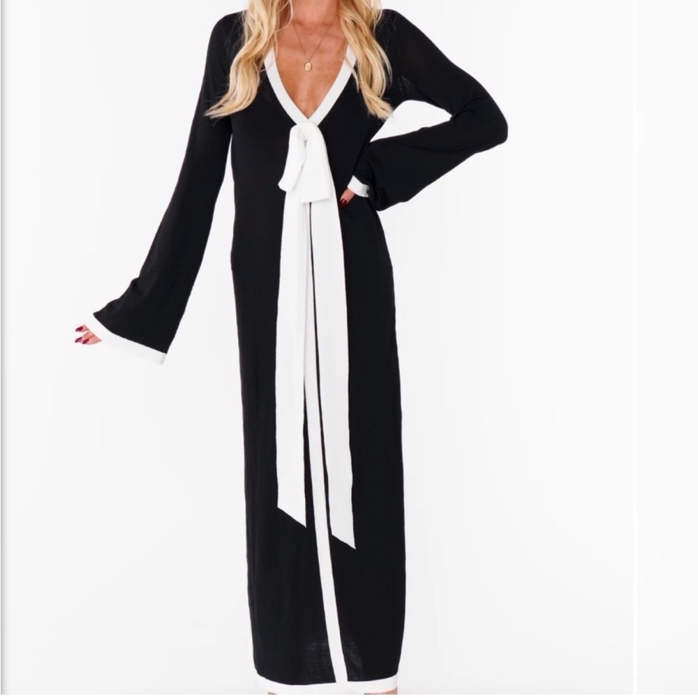 Show Me Your MuMu Black and White Dress